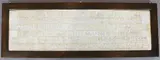 A rare plaster replica of the Parthenon Frieze by John Henning, sculpture, sold Oct 2017