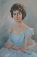 Untitled by John Strevens, oil on canvas, sold Oct 2017