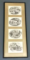 Sheep by Barnett Freedman, ink, sold Jul 2026