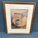 The Arch of Titus by William Purser, watercolour, sold Apr 2026