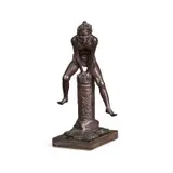 The column jump by Gabriele Parente, Dark patina bronze, sold Apr 2026