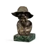 The Street Urchin by Vincenzo Gemito, Dark patina bronze, sold Apr 2026