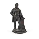 Camillo Benso, Count of Cavour by Antonio Pandiani, Brown patina bronze, sold Apr 2026