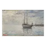 Santa Margherita Ligure by Ferruccio Piovano, Oil on board, sold Apr 2026