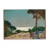 La pineta, Spotorno by Cesare Maggi, Oil on board, sold Apr 2026