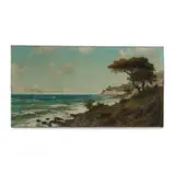 Sea promontory by Giacinto Bo, Oil on canvas, sold Apr 2026