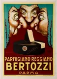 Parmigiano Reggiano Bertozzi by Achille Mauzan, Color lithograph, Mauzan Morzenti, Milano, sold Sep 2026