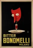 Bitter Bonomelli / Milano by Mario Pozzati, Color lithograph, Affiches MAGA, Paris-Milano, sold Sep 2026