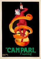 ‘Campari’ l’aperitifs by Leonetto Cappiello, Color lithograph, Nouvelles Affiches Cappiello-SA, Paris - Torino, sold Sep 2026
