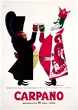 Carpano / Brindisi con Napoleone by Armando Testa, Color lithograph, unknown printer, sold Sep 2026