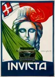 Invicta by Luigi Enrico Caldanzano, Color lithograph, Off, sold Sep 2026