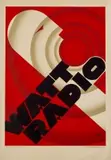 Watt Radio by Giuseppe Vincenti, Color lithograph, Roggero & Tortia, Torino, sold Sep 2026