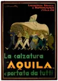 La calzatura “Aquila” by Marotta, Color lithograph, Off, sold Sep 2026