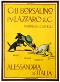 G. Borsalino by Cesare Simonetti, Litografia a colori, Barabino & Graeve, Genova, sold Sep 2026