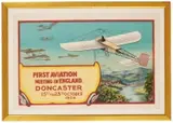 First Aviation Meeting in England / Doncaster by Anónimo, Color lithograph, Stafford & Co, sold Sep 2026