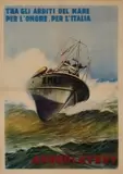 Arruolatevi / Tra gli arditi del mare per l'onore, per l'Italia by Gino Boccasile, Offset, unknown printer, sold Sep 2026
