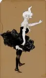 Sketch by Leonetto Cappiello, Mixed media on paper (cardboard), sold Sep 2026