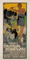 Maggio 1901 Esposizione internazionale by Adolf Hohenstein, Color lithograph, Stab, sold Sep 2026