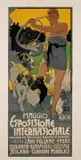 Maggio 1901 Esposizione internazionale by Adolf Hohenstein, Color lithograph, Stab, sold Sep 2026