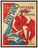 S.V.U. Ma'nes 150 by Václav Špála, Color lithograph, Melantrich AS, Prague, sold Sep 2026