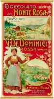Cioccolato del Monte Rosa by Anónimo, Color lithograph, D, sold Sep 2026