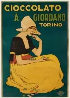 Cioccolato Giordano by Anónimo, Color lithograph, Azimonti, Torino, sold Sep 2026