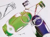 Perrier by Andy Warhol, 1983, offset lithograph in colors, sold Sep 2026