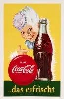 Coca Cola das erfrischt by Anónimo, Color lithograph, unknown printer, sold Sep 2026