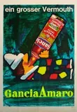 Ein grosser Vermouth / Gancia Amaro by Anónimo, Offset, SISAR, Milano, sold Sep 2026