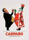 Carpano / Brindisi con Cavour by Armando Testa, Color lithograph, unknown printer, sold Sep 2026