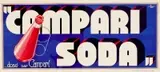 "Campari Soda" by Kobra Chiozzani, Color lithograph, S, sold Sep 2026