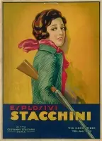 Esplosivi Stacchini by Anónimo, Color lithograph on cardboard, unknown printer, sold Sep 2026