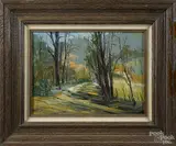 Untitled by Robert Oliver Frick, oil on board, sold Jun 2015