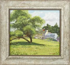 Untitled by Lloyd Nelson Grofe, oil on canvas, sold Jun 2015