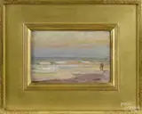 coastal scene by Joseph Sacks, oil on board, sold Jun 2015