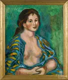 Untitled by Arnold Wood, oil on board, sold Jun 2015