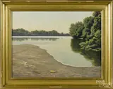 landscape by Lewis Bryden, oil on canvas, sold Jun 2015