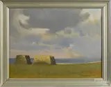 landscape by Frank Herbert Mason, oil on canvas, sold Apr 2015