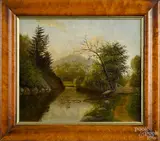 landscape by Luther L. Ryerson, oil on canvas, sold Apr 2015