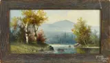 landscape by George McConnell, oil on board, sold Apr 2015