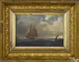 seascape by Frederick Pansing, oil on board, offered Apr 2015