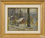 Untitled by Gustave Adolph Wiegand, oil on board, offered Apr 2015