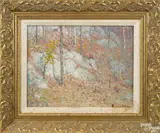 landscape by John Joseph Enneking, oil on board, offered Apr 2015