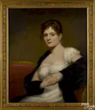 portrait of Anne Halliday by Bass Otis, oil on canvas, offered Apr 2015