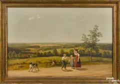 Untitled by Thomas Birch, oil on canvas, offered Apr 2015