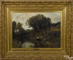 landscape by John Henry Witt, oil on canvas, sold Apr 2015
