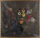 still life by Amandus Faure, oil on canvas, offered Mar 2015