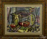 Untitled by Arnold Wood, watercolor on paper, sold Mar 2015
