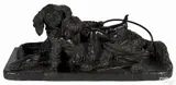 of a young boy and dog by Christophe Fratin, patinated bronze, offered Mar 2015