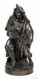 of Rembrandt by Albert Ernest Carrier Belluse, patinated bronze, offered Mar 2015